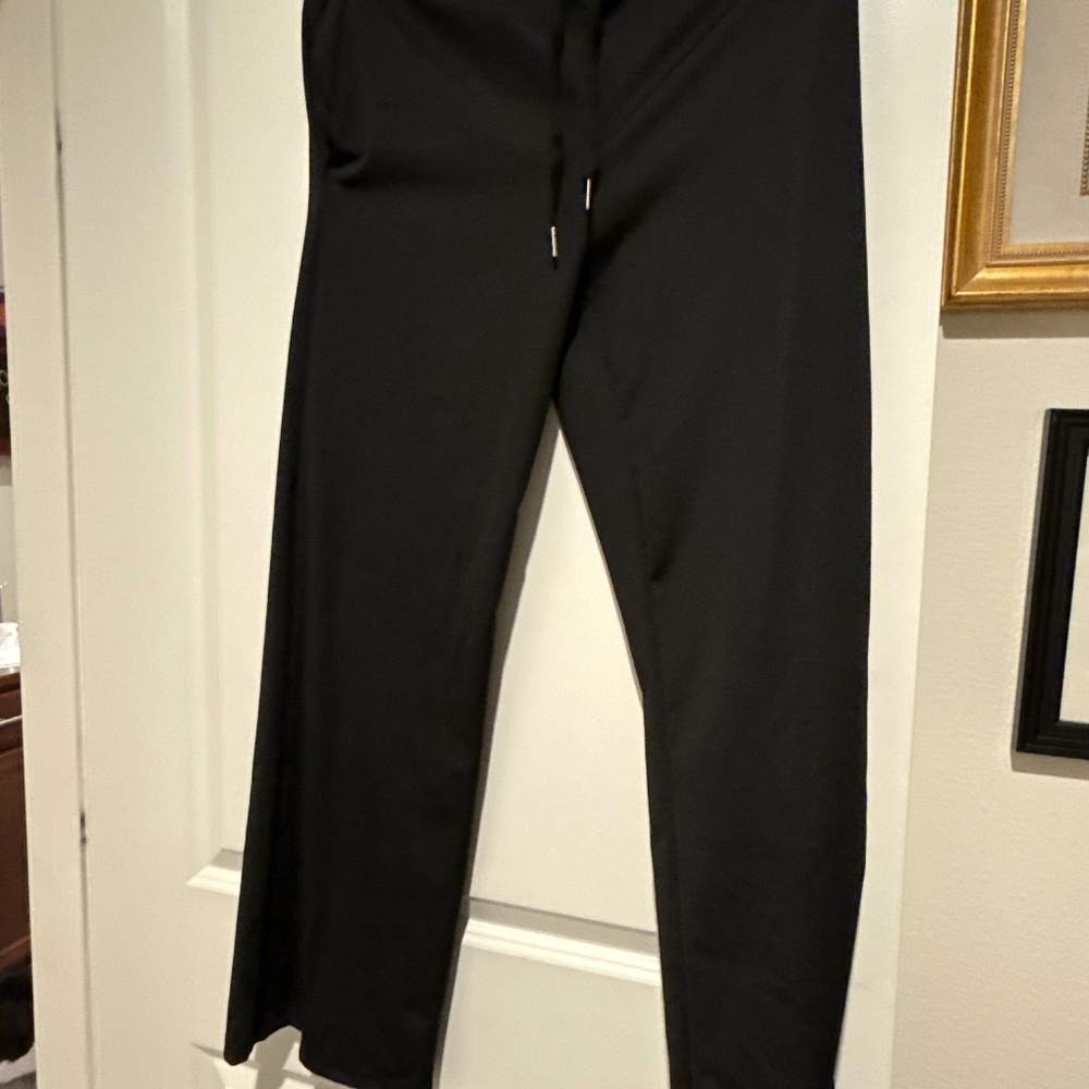 Black athletic/travel pants